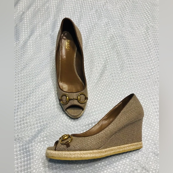 Gucci Shoes Gucci Horsebit Wedges Poshmark